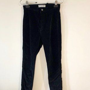 American Apparel Velvet Highwaisted Pants